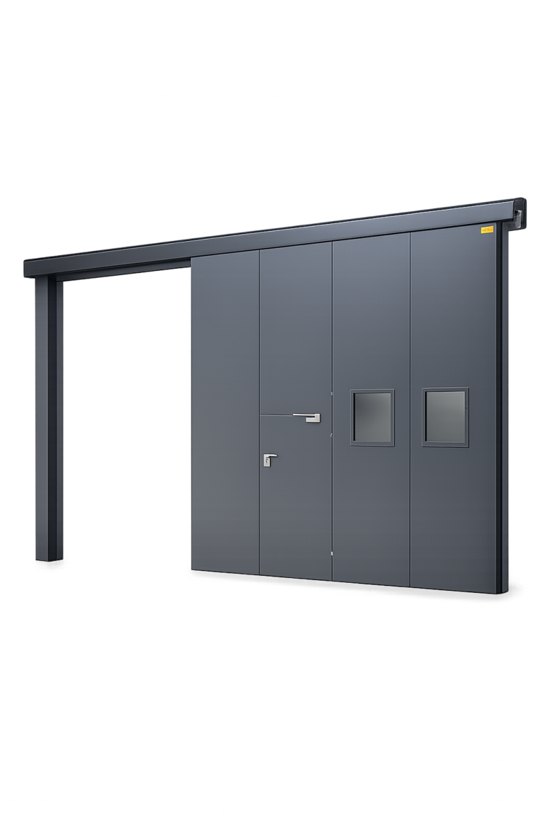 Brandwerende schuifdeur header