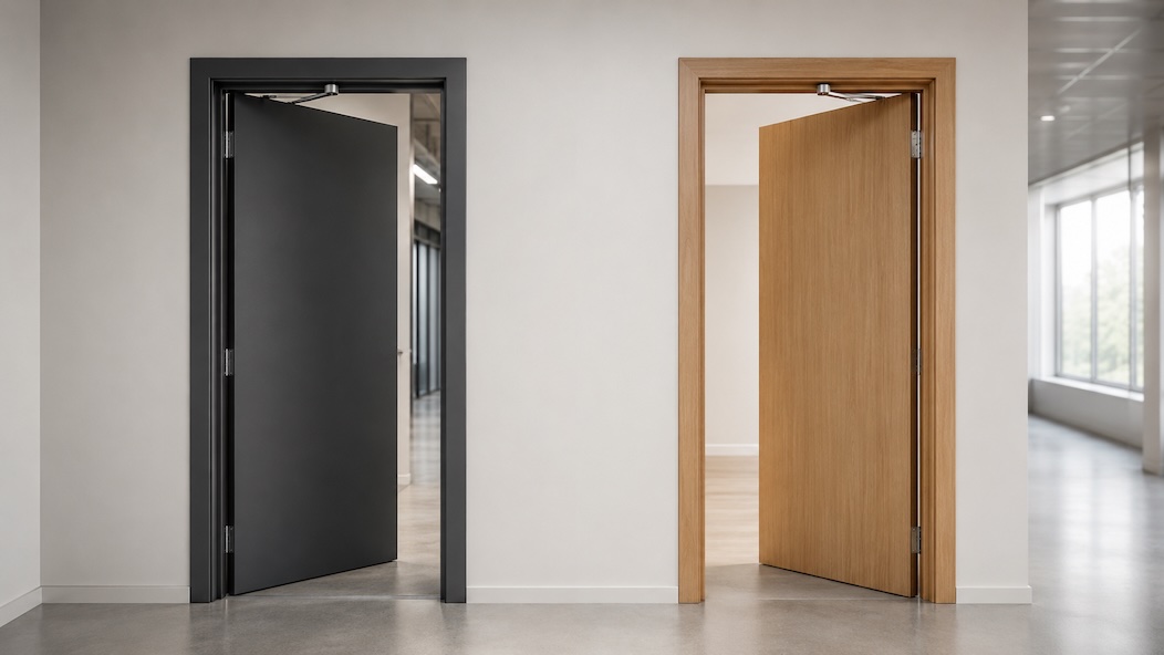 Brandwerende deur met kozijn: stalen deurset of houten combinatie?