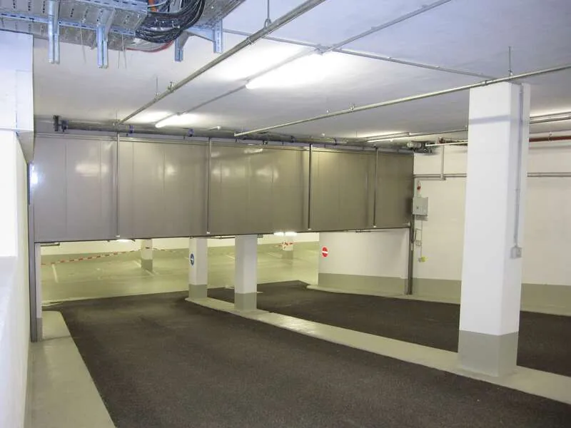 Brandwerende hefdeur telescopisch uitvoering